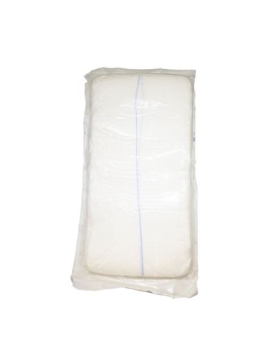 GASA ESTERIL 17 HILOS 45X45, P/12 X 25 CM, 4 TELAS COSIDAS CON HILO RX SOBRE 5 U