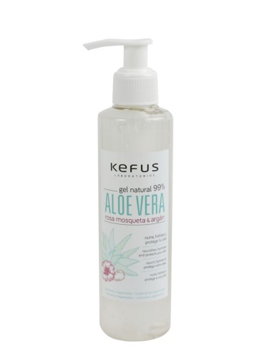 GEL DE ROSA MOSQUETA + ARGAN + ALOE VERA 200 ML.