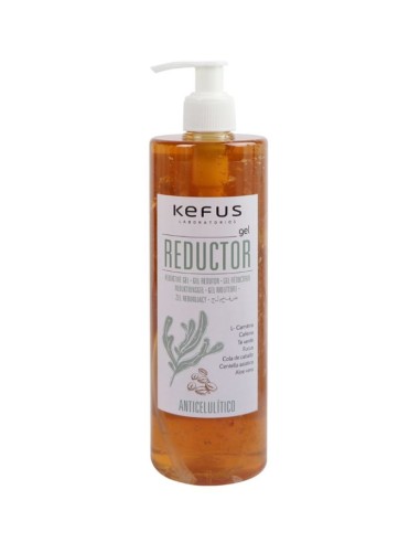 GEL REDUCTOR ANTICELULITICO KEFUS, 500 ML.