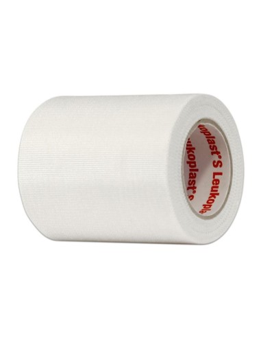 FITA DE TECIDO COR BRANCA LEUKOPLAST S 5 CM. X 5 M. B