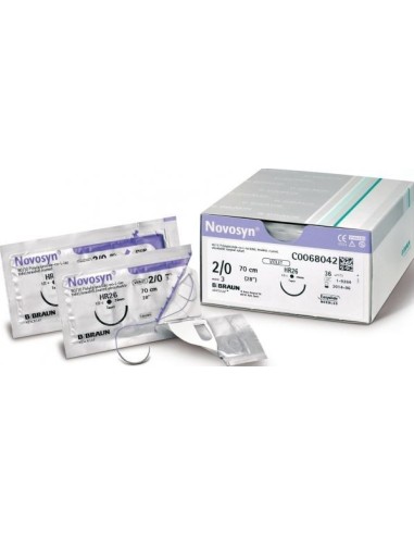 NOVOSYN (SAFIL) VIOLETA 2/0 DS-19 COMPRIMENTO DO FIO 70 CM PCS