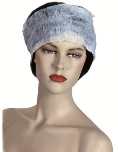 DIADEMA PARA PACIENTES COR BRANCA VEIO AZUL 32 cm SACO DE 100 unid