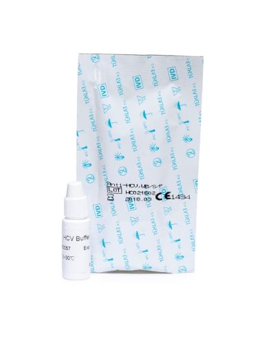 TESTE RÁPIDO DA HEPATITE C (ANTI-HCV) TIPO CASSETE PARA USO PROFISSIONAL, 40 UNIDADES.