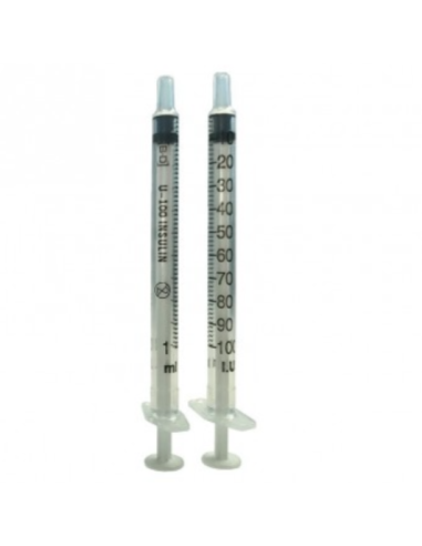 SERINGA 1 ML. S/AGULHA ESC.INSULINA U-100. CAIXA 120