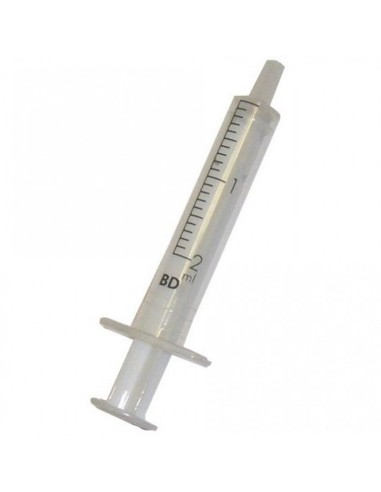 JERINGA 2 ML LUER 2P CAJA 100