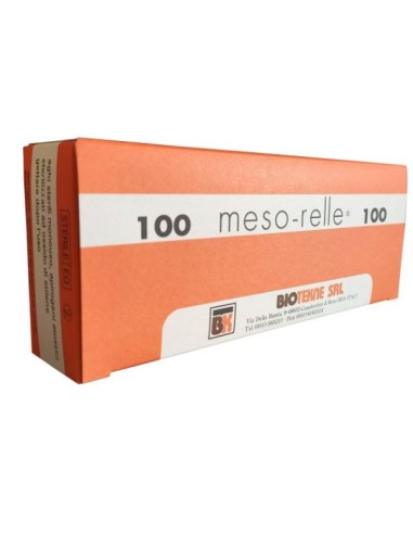 AGULHA DE MESOTERAPIA 27G 0,40X6 MESORELLE CAIXA 100