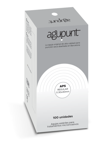 AGULHA PARA PONTUAÇÃO A SECO (APS) REGULAR 0,30 mm x 40 mm COM GUIA (BRANCA) CAIXA 100 unid