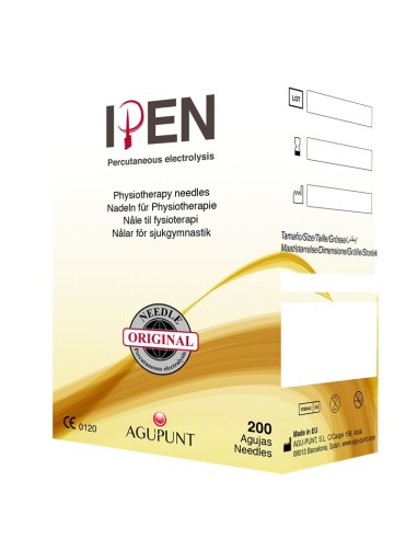 AGULHAS PARA ELECTRÓLISE PERCUTÂNEA IPEN 0,30 X 30 MM., CAIXA 200 PCS.