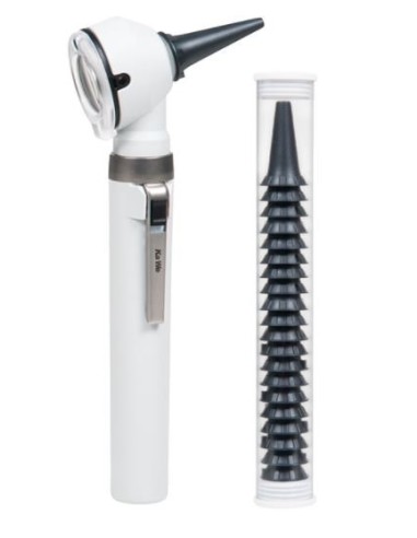 OTOSCÓPIO PICCOLIGHT F.O.2.5 V COR CINZENTA KAWE