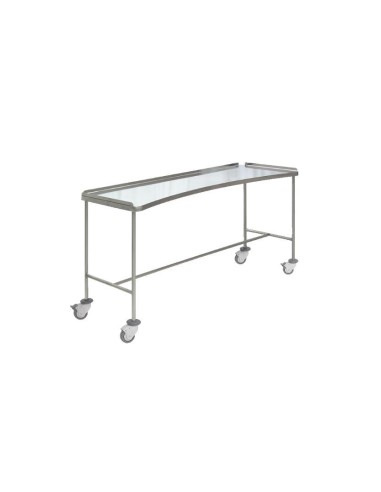 MESA DE INSTRUMENTOS FORMA ANGULAR H24 AÇO INOXIDÁVEL (1500x500x830 mm)