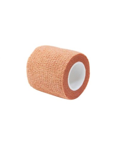 VENDA COHESIVA NT COLOR CARNE, 2,5 CM X 4,5 M