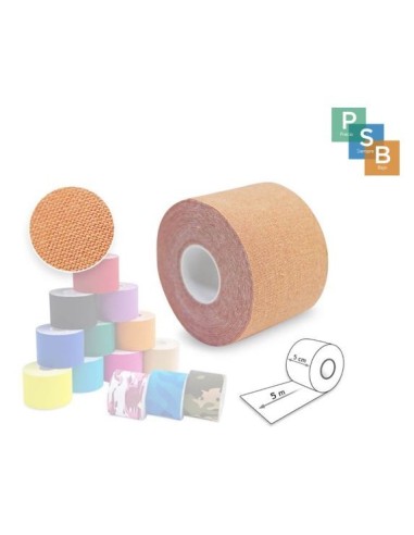 FITA ADESIVA NEUROMUSCULAR 5 CM X 5 M CARNE