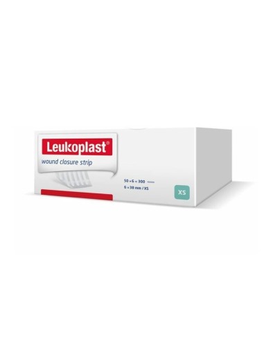 LEUKOPLAST 6x38 mm FAIXAS DE APROXIMAÇÃO 6x38 mm SACHETS (50 SACHETS)