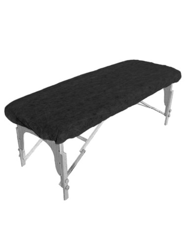 LENÇOL PRETO PARA MACA TST 25G/M2 95X220 1PC