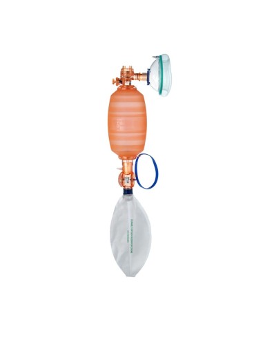 RESSUSCITADOR MANUAL DE SILICONE PARA ADULTOS RES-Q COM RESERVATÓRIO REVIVATOR RES-Q