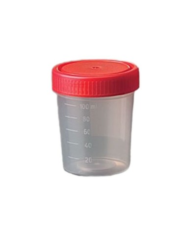 FRASCO DE 120 ML. EMBALAGEM UNITÁRIA (ESCALA DE 100 ML)