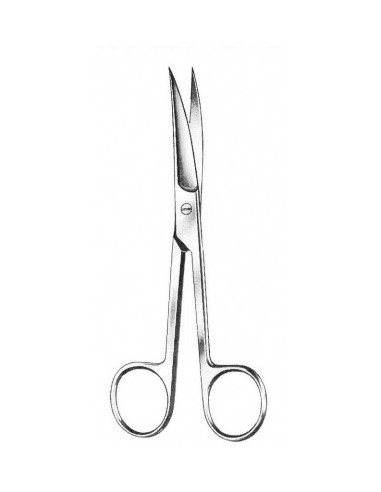 TESOURA 14 CM AFIADA/AFIADA CURVA