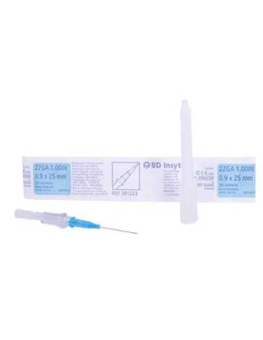 INSYTE CATHETER 22 GA 0,9x25 MM AZUL (50 pcs.)