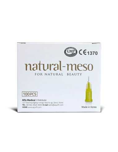 AGUJA MESOTERAPIA 31G X 13MM NATURAL-MESO (CAJA 100 UDS)