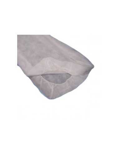 LENÇOL BRANCO COM ELÁSTICO PARA MACA SMS 15 g 80X210 CM 5 UNIDADES MAIOR AJUSTE