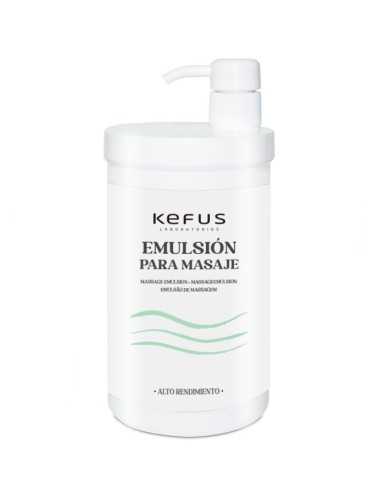 EMULSION PARA MASAJE PROFESIONAL KEFUS 1000 ml, CON DISPENSADOR