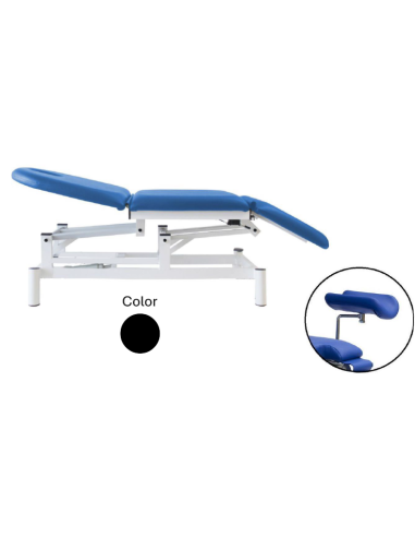 CAMILLA ELECTRICA TRES CUERPOS 62 CM. ANCHO + PERNERAS GINECOLOGIA
