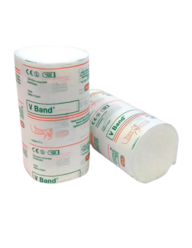 LIGADURA ALMOFADADA VBAND 10 CM X 2,7 M (12 UNIDADES)