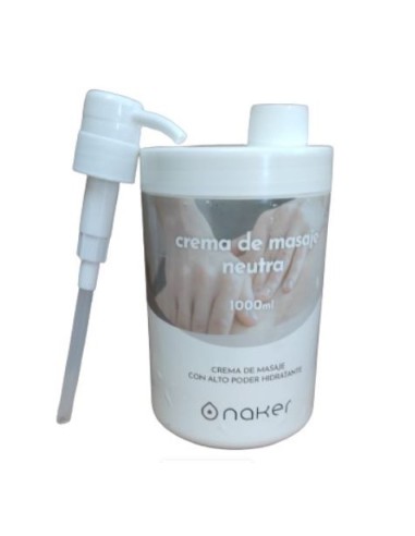 CREMA DE MASAJE BASICA 1000 ml, CON DISPENSADOR