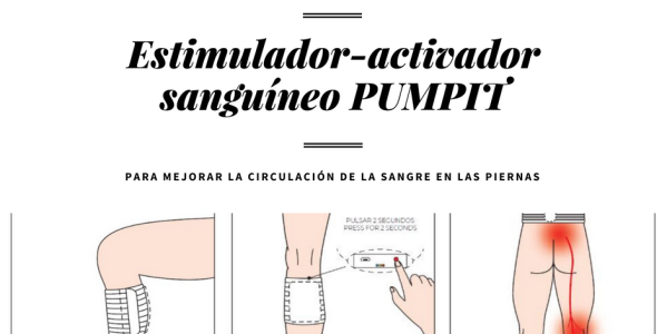 Pumpit: novedoso estimulador para mejorar la circulación de la sangre en las piernas