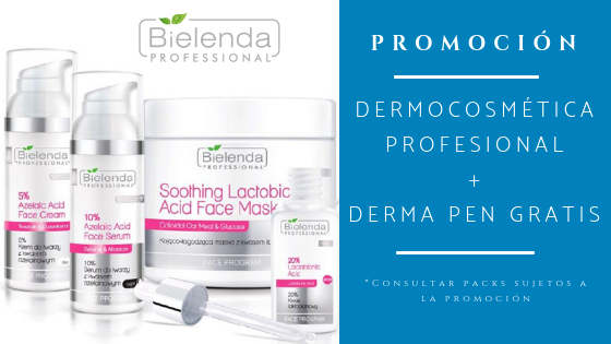 LLÉVATE UN DERMA PEN GRATIS POR LA COMPRA DE PRODUCTOS DE DERMOCOSMÉTICA PROFESIONAL BIELENDA