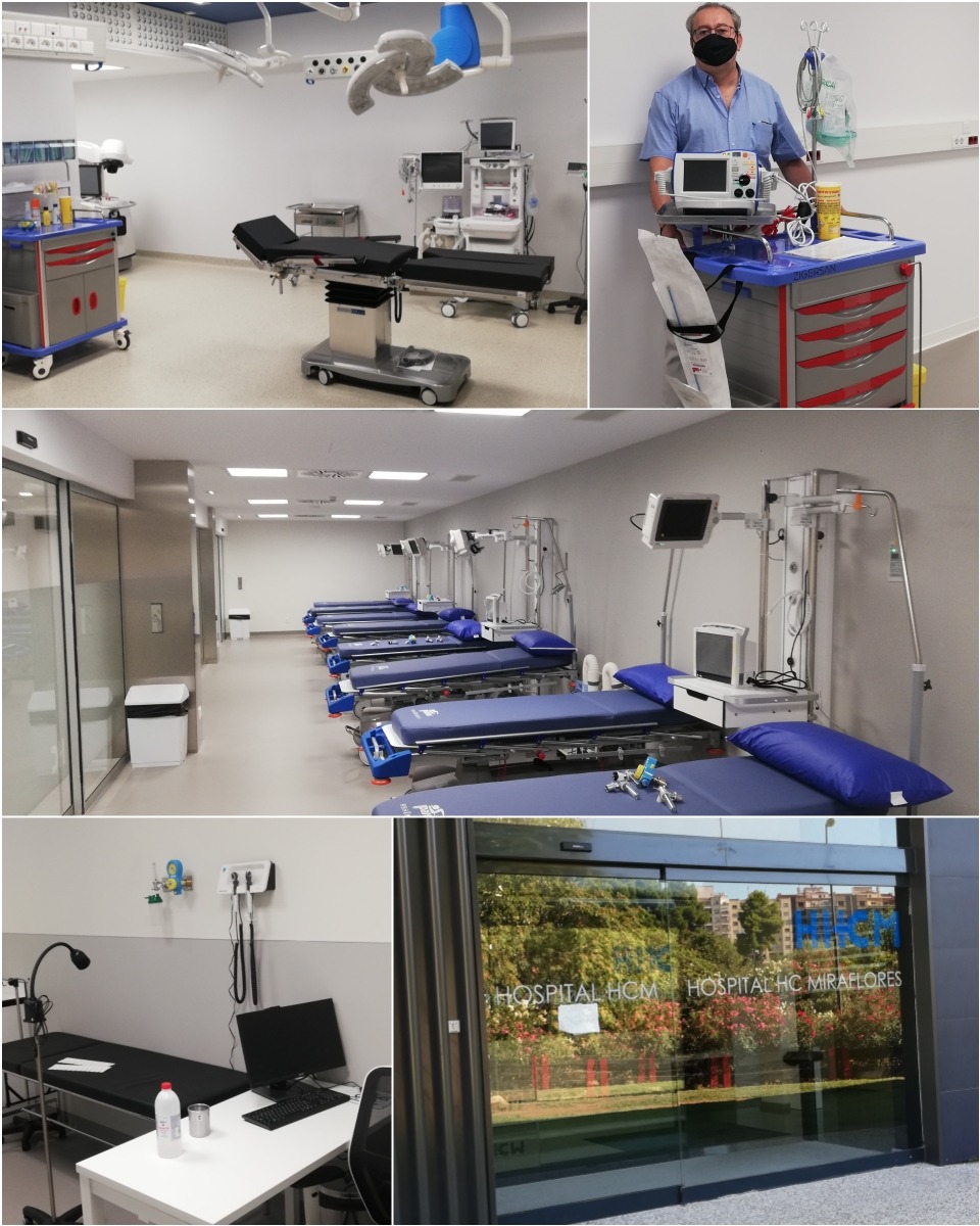 Equipamento do novo Hospital HC Miraflores
