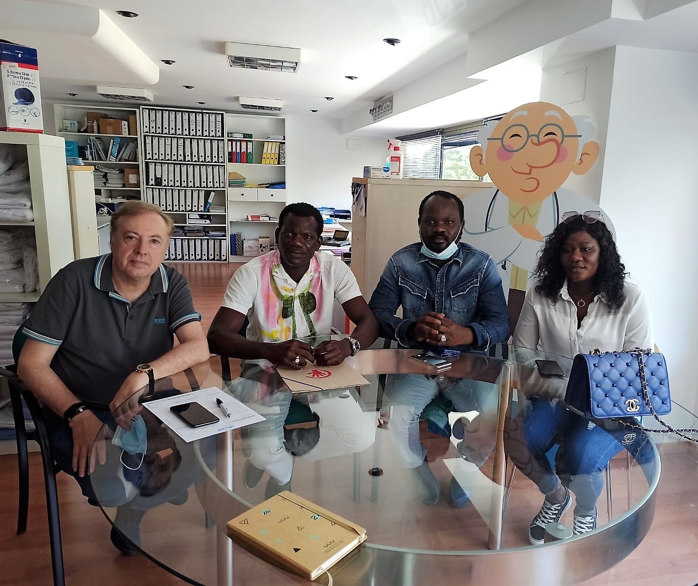 Colaboración con las Asociaciones de Inmigrantes del África subsahariana que residen en Huesca